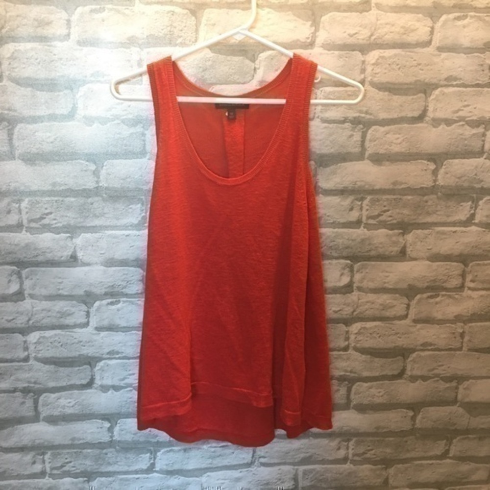 Orange Banana Republic High Low Tank! Size XS